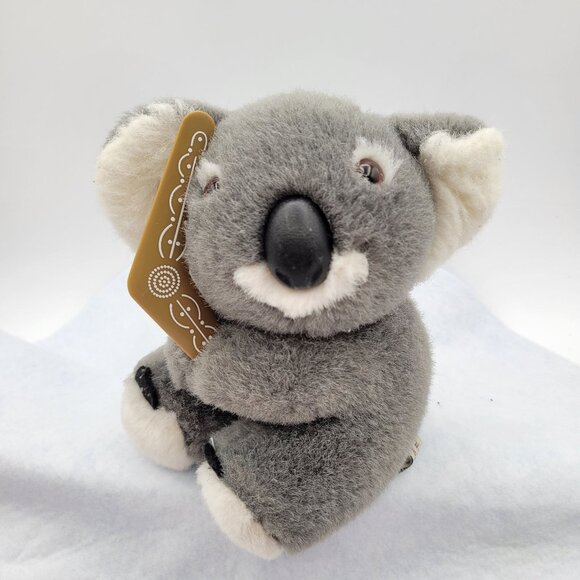 Uni-Toys Uniring Australia Koala with Boomerang 6" Plush Australia Stuffed Toy - Picture 1 of 7
